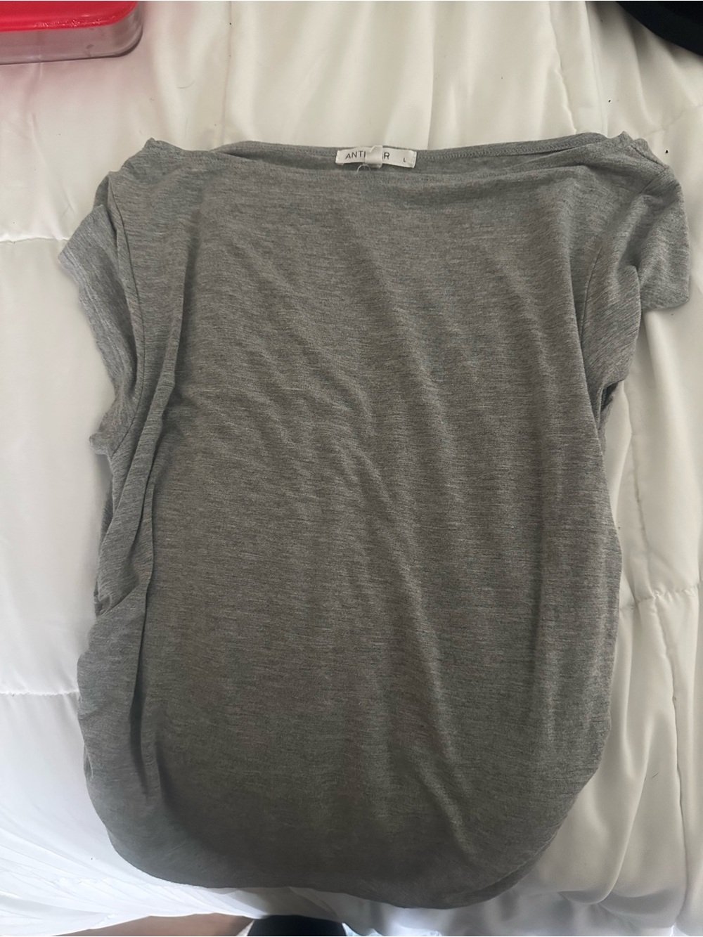 Antistar Gray Women's Short-Sleeve Top